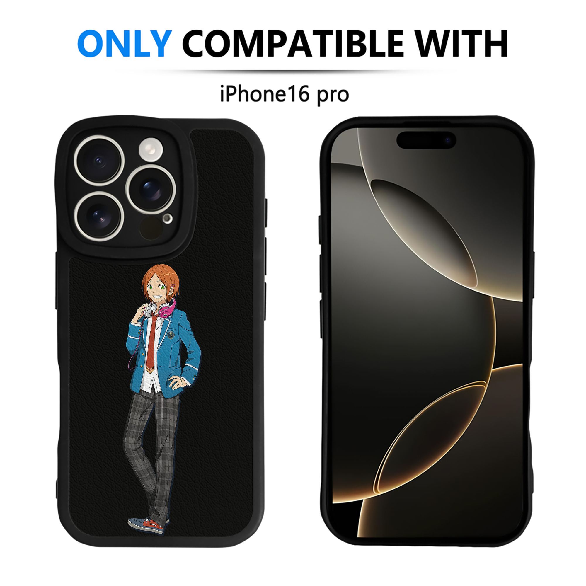 （画像用） あんさんぶるスターズ! Ensemble Stars 【iPhone 16シリーズ対応】シリコンスマホケース（レザー調） 材質：シリコン